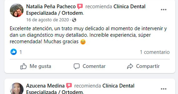 Comentarios en facebook